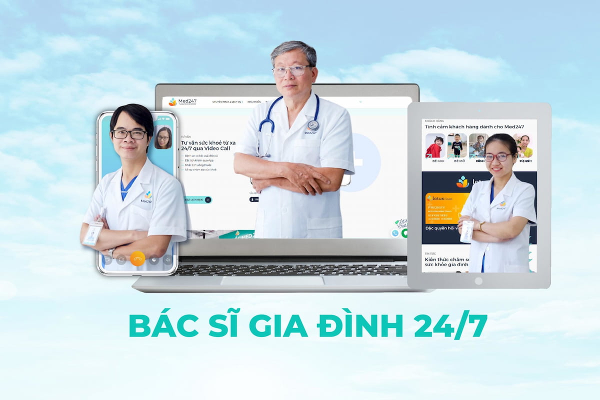 khám bệnh online với các bác sĩ giỏi tại med247
