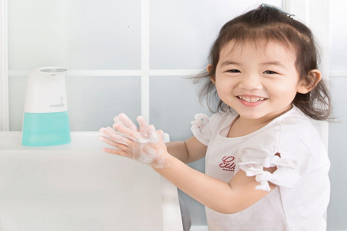 rèn luyện thói quen rửa tay cho trẻ