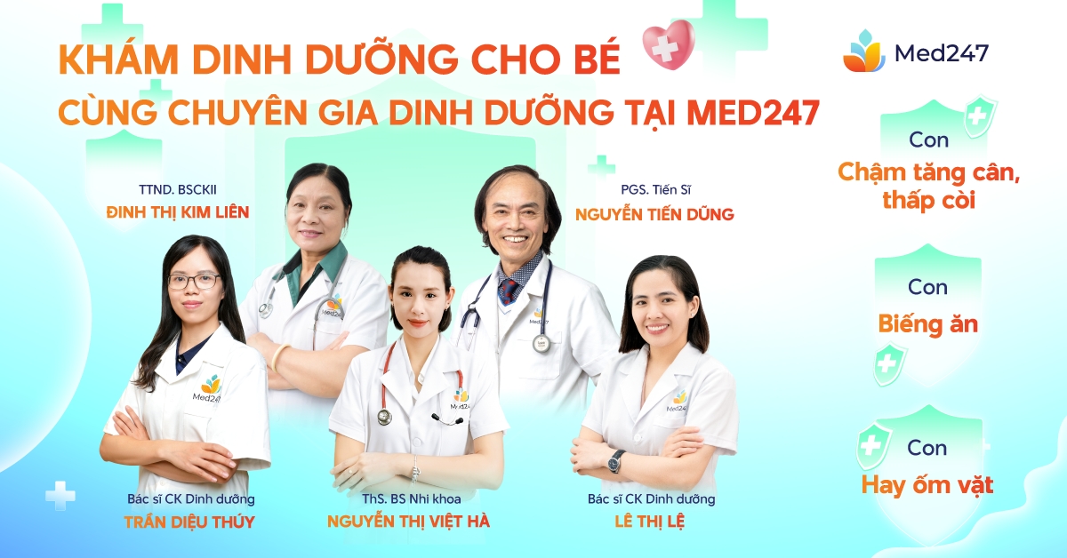 05 chuyên gia dinh dưỡng nổi tiếng nhất tại Med247